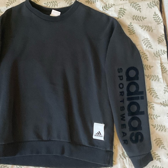 Adidas Black Crewneck Sweatshirt - Picture 2 of 4